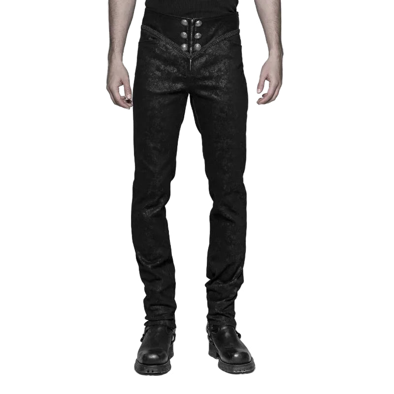 Schwarze Retro Gothic Hose