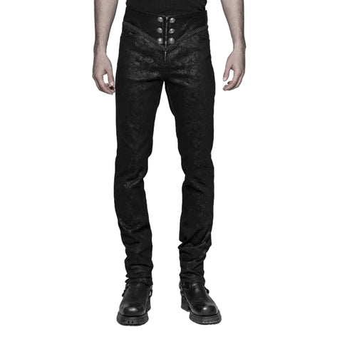 Schwarze Retro Gothic Hose