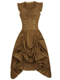 Steampunk Renaissance Ärmelloses Kleid