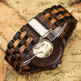 Steampunk Naturholz Armbanduhr