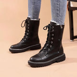 Steampunk Fleece Stiefel