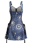 Galaktisches Steampunk Kleid