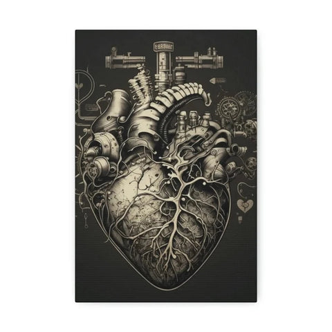 Menschliches Herz Steampunk Bild