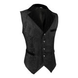 Steampunk Schwarz Weste