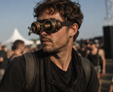 Steampunk Erfinder Teleskopbrille