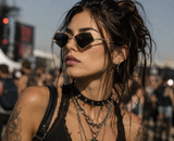 Steampunk Geometrie Sonnenbrille