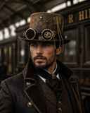 Steampunk Hut mit Totenkopf