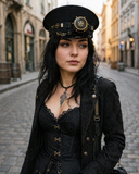 Steampunk Militärmütze