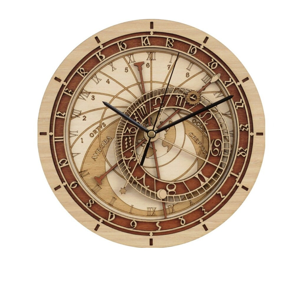 Steampunk Astronomische Wanduhr