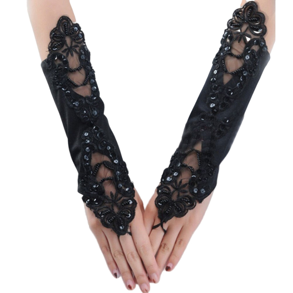 Steampunk Bestickte Handschuhe