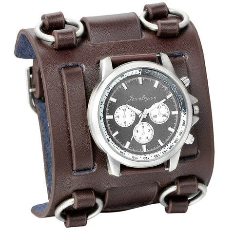 Steampunk Breitband Armbanduhr