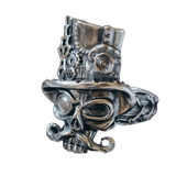 Steampunk Dandy Schädelring