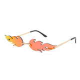 Steampunk Flammen Sonnenbrille