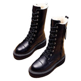 Steampunk Fleece Stiefel