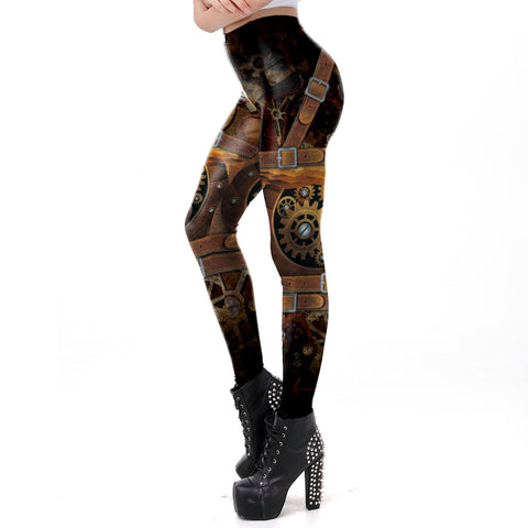 Steampunk Gearwork Leggings