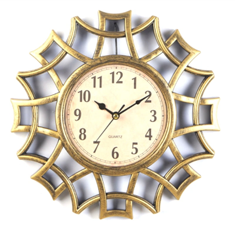 Steampunk Geometrische Wanduhr