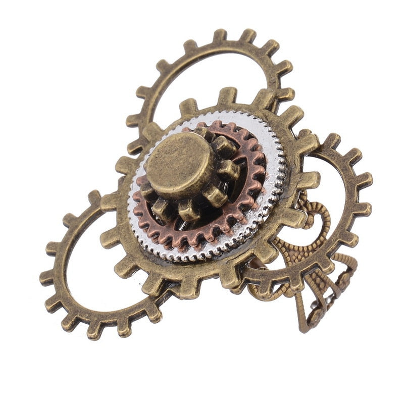 Steampunk Getriebe Design Ring