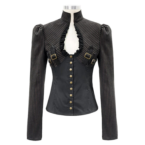 Steampunk Gothic Bluse