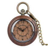Steampunk Holz Taschenuhr