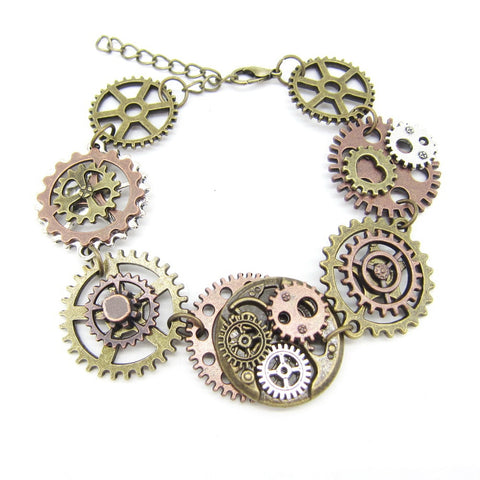 Steampunk Industrie Zahnrad Armband