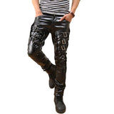 Steampunk Kunstleder Hose