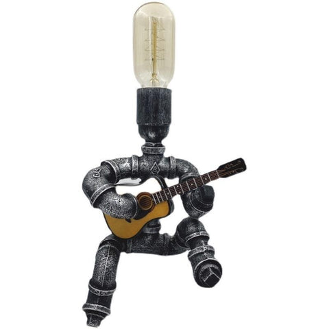 Steampunk Lampe Gitarrist