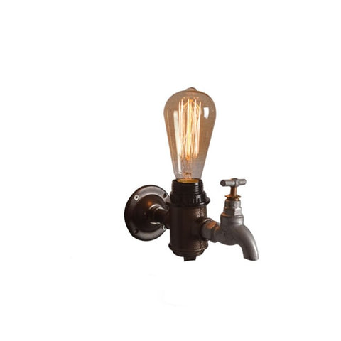 Steampunk Lampe Wasserhahn