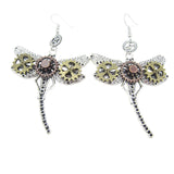 Steampunk Libellenohrringe