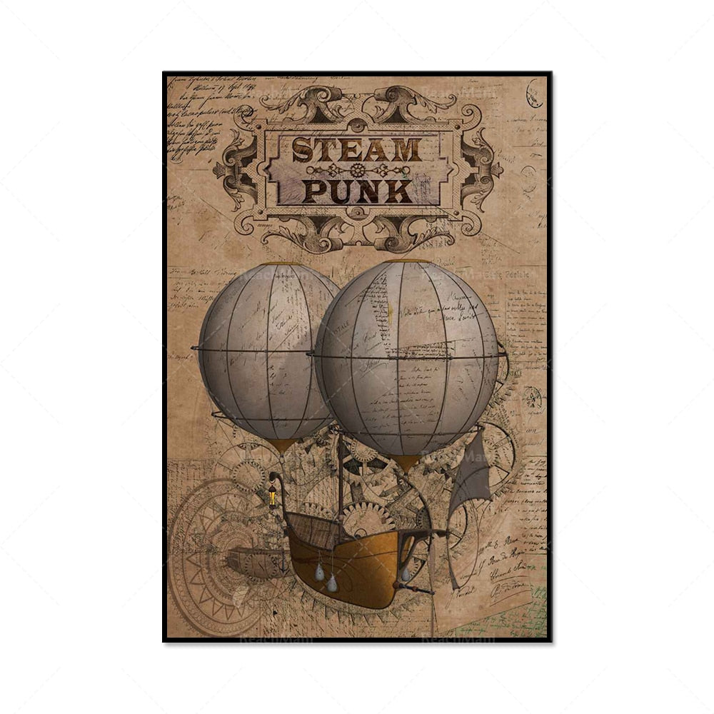 Steampunk Luftschiff Bild