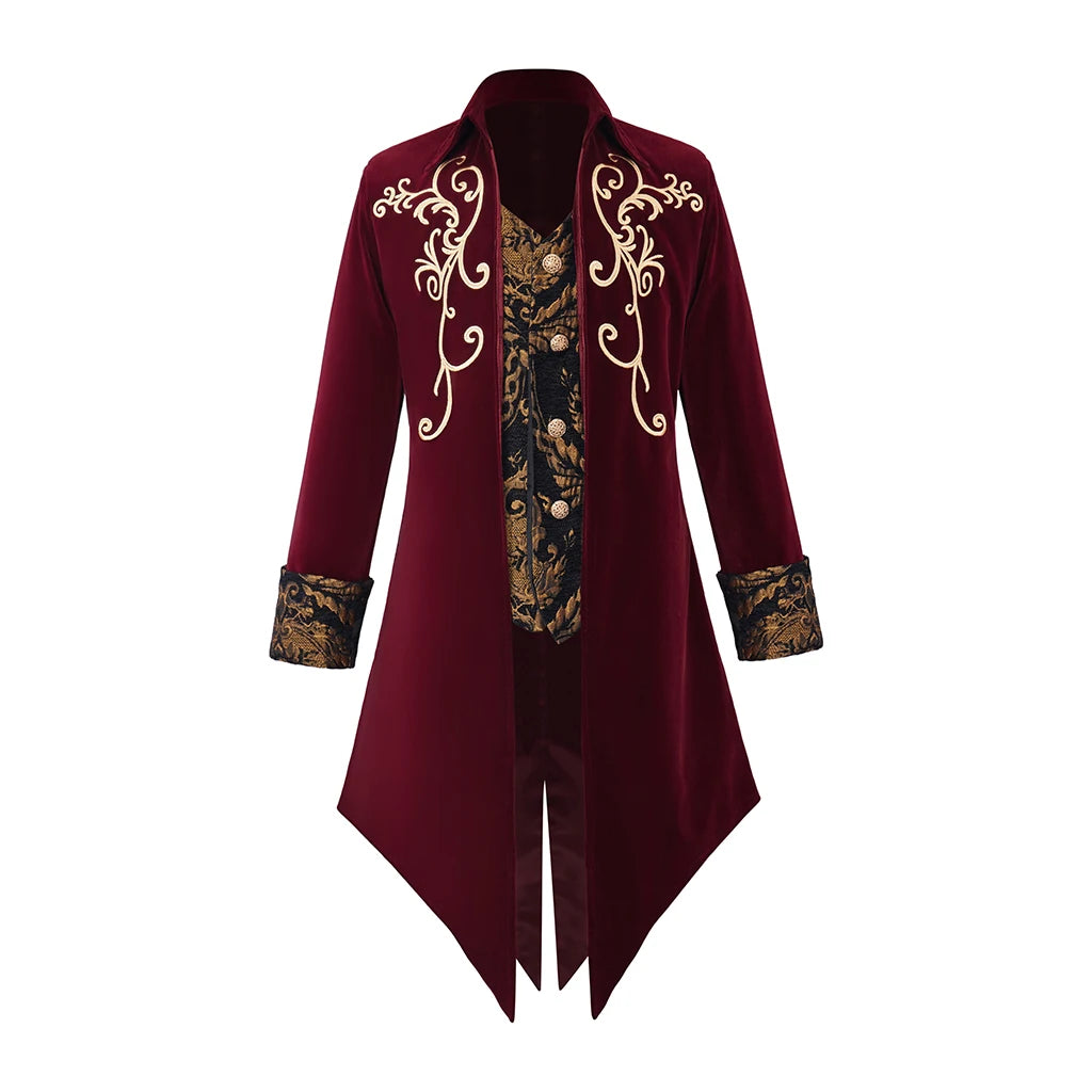 Steampunk Mantel Goldverzierung