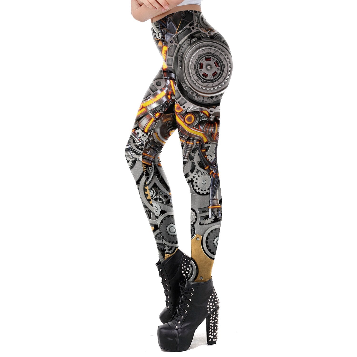 Steampunk Maschinenkraft Leggings