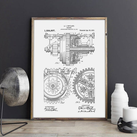 Steampunk Mechaniker Zahnräder Bild