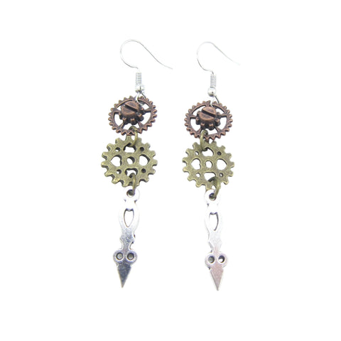 Steampunk Mechanische Ohrringe