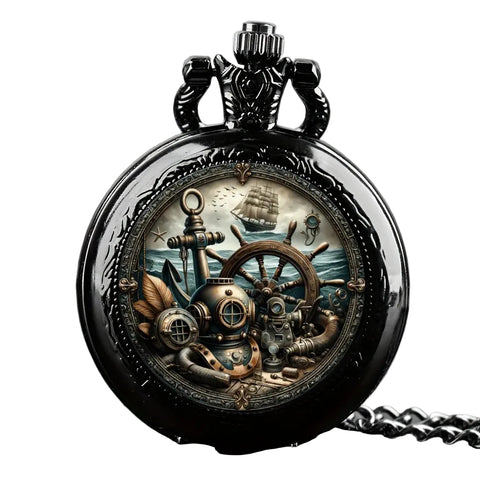 Steampunk Nautilus Taschenuhr