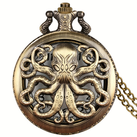 Steampunk Oktopus Uhr