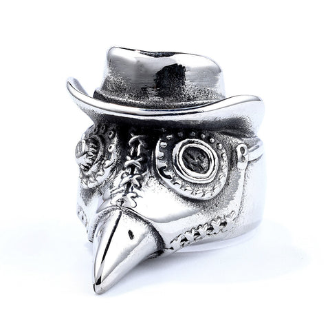 Steampunk Pestmaske Ring
