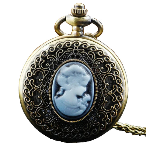 Steampunk Porträt Uhr