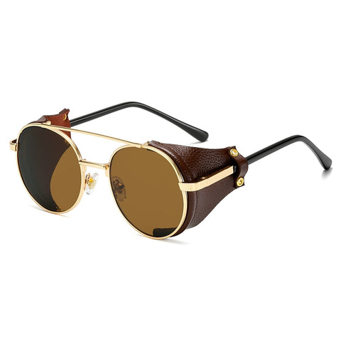Steampunk Retro Aviator Sonnenbrille