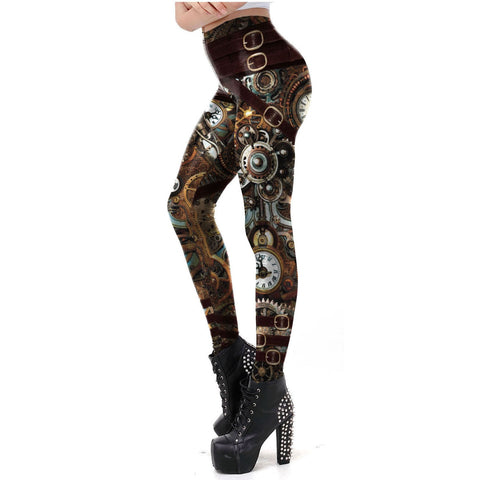 Steampunk Retro Legging