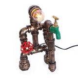 Steampunk Rohrwerklampe