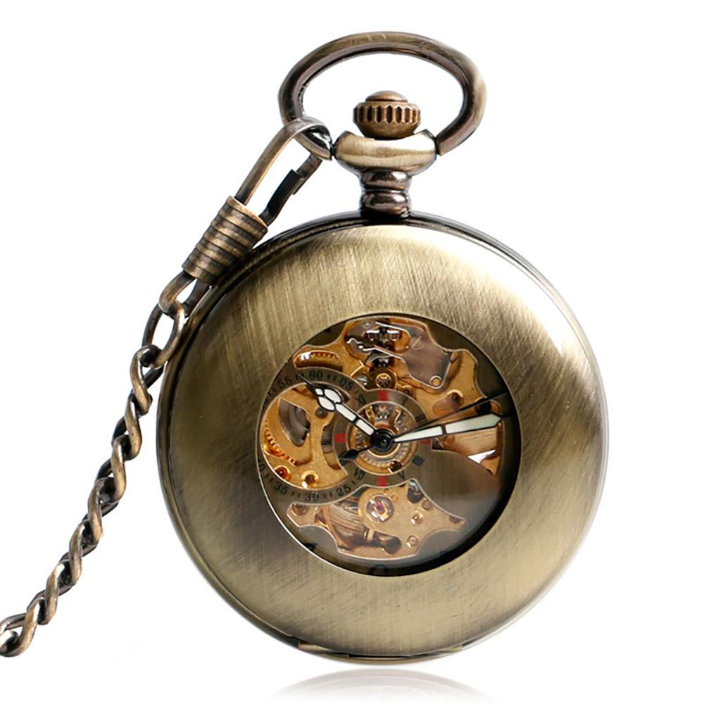 Steampunk Sichtfenster Taschenuhr