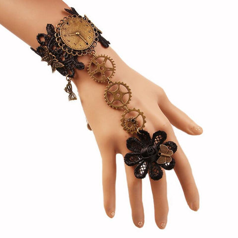 Steampunk Spitzen Handschuhe