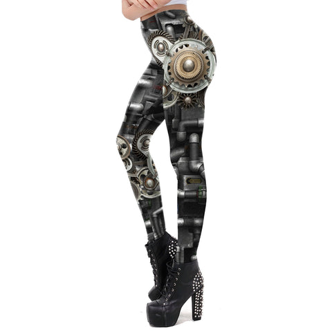Steampunk Stahlwerk Leggings