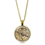Steampunk Sternenkompass Kette