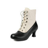 Steampunk Stiefel mit Chunky Absatz