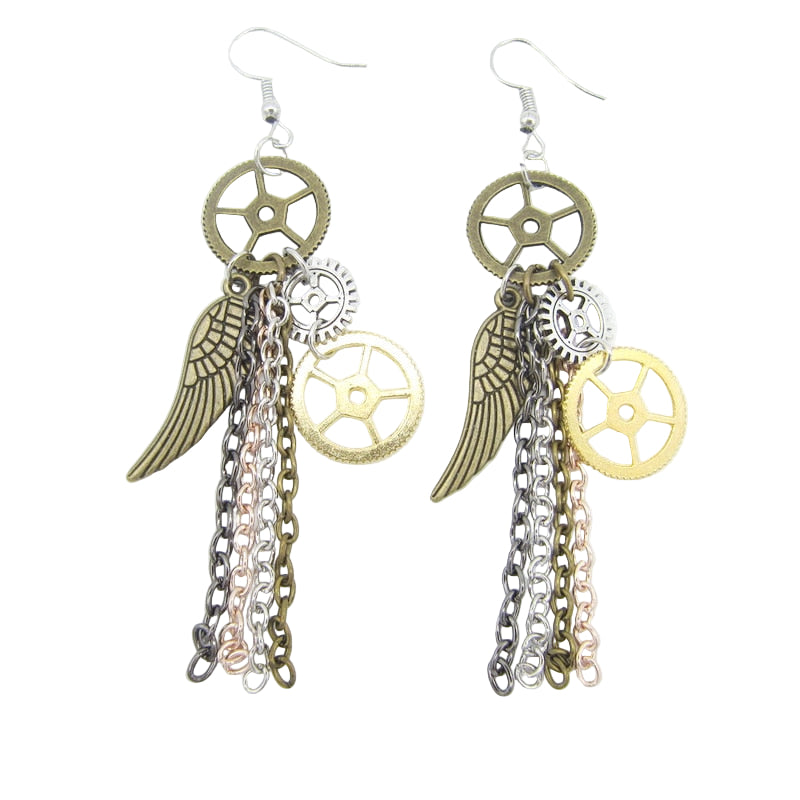 Steampunk Traumflug Ohrringe