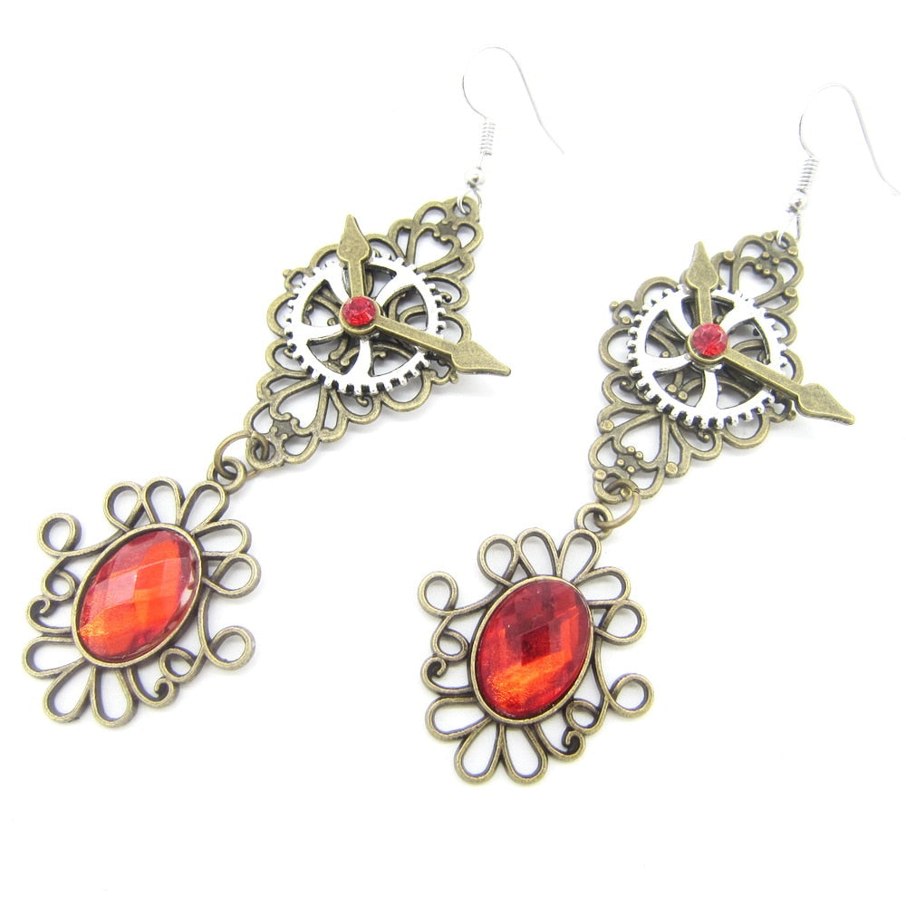 Steampunk Viktorianische Ohrringe