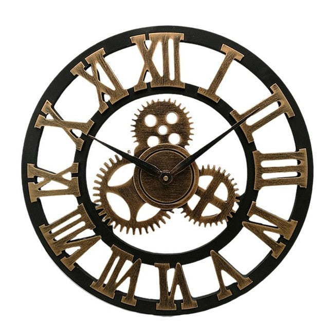 Steampunk Wanduhr