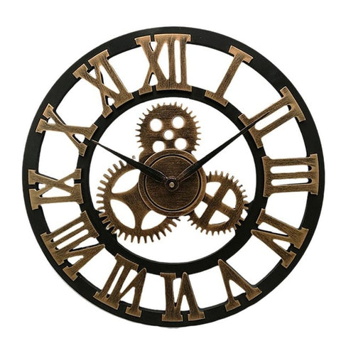 Steampunk Wanduhr