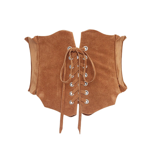 Steampunk Wildledergürtel